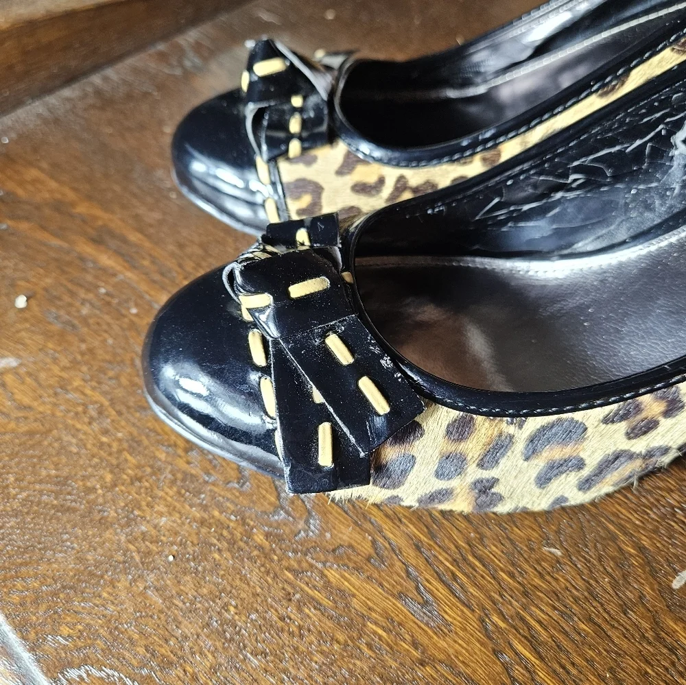 Leopard Print Heels - Picture 4 of 14